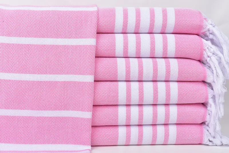 Wedding Favors, Xmas Gifts, 40x20 Cotton Zig zag Towel, Personalized Dish Towel, Personalized Wedding Gift, Travel Towel, Bridesmaid Gifts - 1