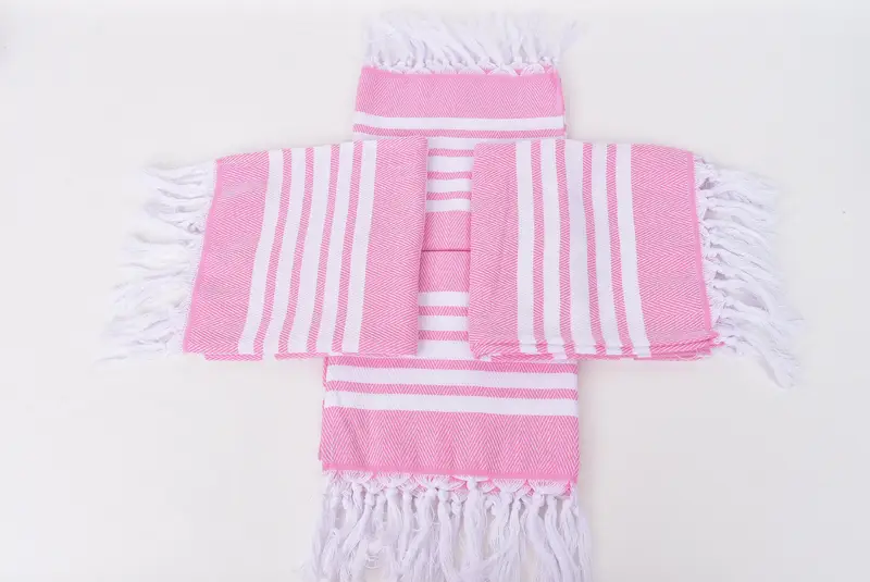 Wedding Favors, Xmas Gifts, 40x20 Cotton Zig zag Towel, Personalized Dish Towel, Personalized Wedding Gift, Travel Towel, Bridesmaid Gifts - 6
