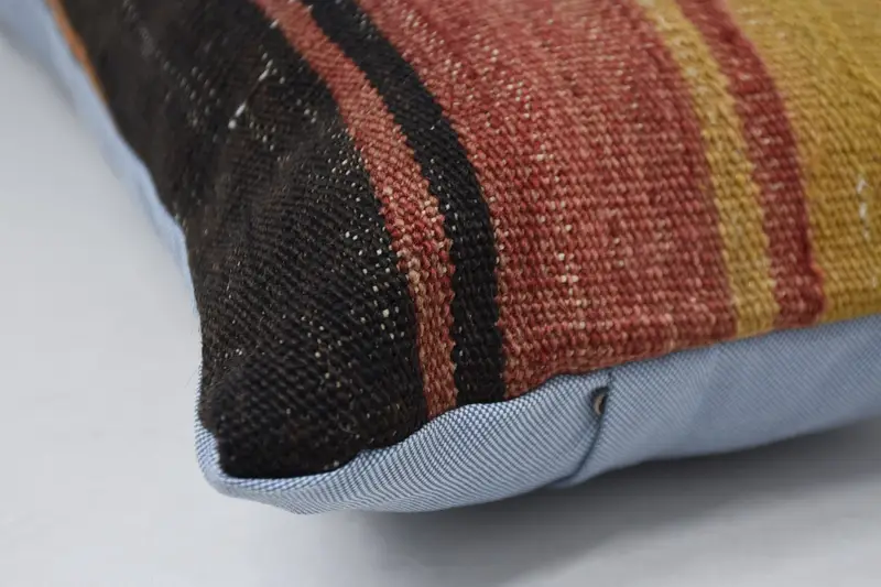 12x36 Red Cushion Cover, Traditional Cushion Case, Handmade Throw Cushion, Pillow for Couch, Cushion, Vintage Kilim Pillow, Pillow for Sofa - 5