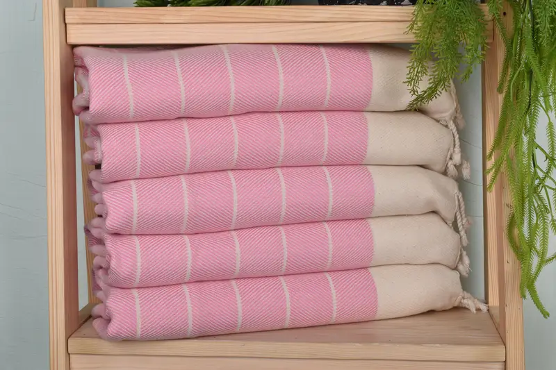Wedding Favors, 36x16 Cotton Striped Towel, Gym Towel, Welcome Wedding Gift, Small Bath Towels, Turkish Tea Towel, Beach Theme Bachelorette Party - 1