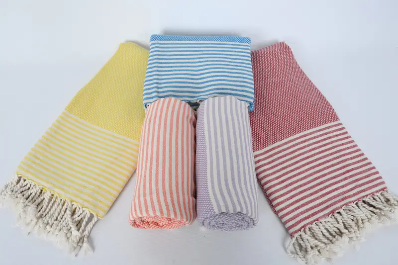 Personalize Gift, Absorbent towel, Custom Wedding Gift From Bridesmaid, Cute Beach Towel, 68x32 Cotton Striped Towel, Custom Towel, Luxury towel - 8