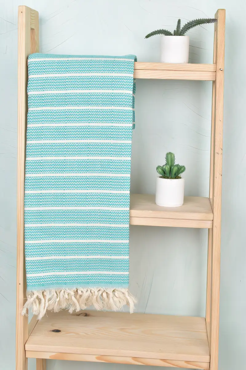 Bachelorette Party Decorations, 70x40 Cotton Striped Towel, Gift Boxes Towel, Yoga Towel, Wedding Gift, Peshtemal Towel, Luxury Turkish Bath Towel - 8
