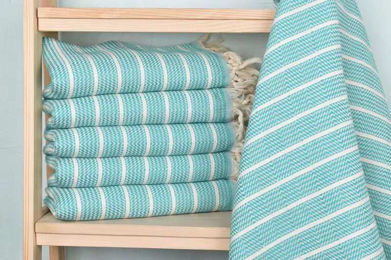 Bachelorette Party Decorations, 70x40 Cotton Striped Towel, Gift Boxes Towel, Yoga Towel, Wedding Gift, Peshtemal Towel, Luxury Turkish Bath Towel - 2