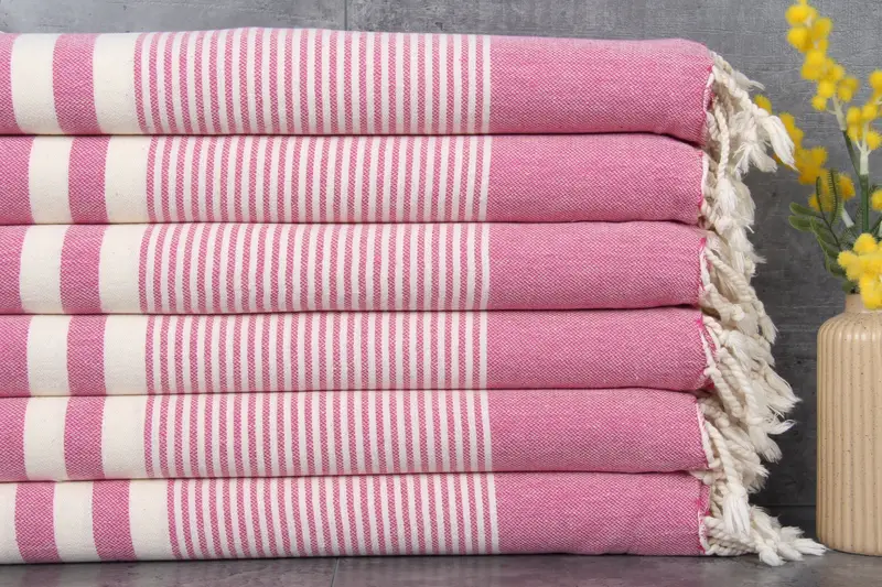 Wholesale Turkish Bath Towel, Organic Cotton, Beige, 40x71 Inches
