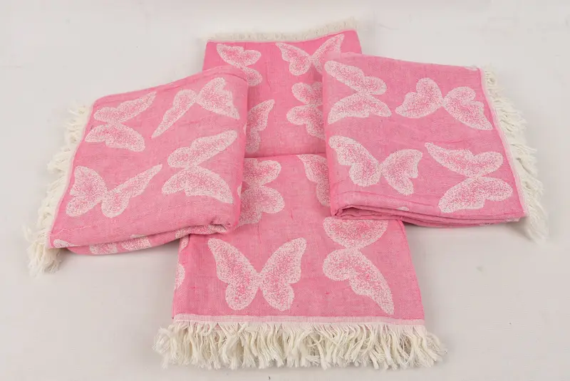 Bachelorette Party Gifts Bridesmaids, Oversized Beach Towel, 68x36 Cotton Butterfly Pattern Towel, Bridesmaid Gifts, Housewarming Gift, Bridal Gifts - 6