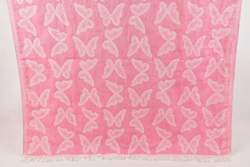 Bachelorette Party Gifts Bridesmaids, Oversized Beach Towel, 68x36 Cotton Butterfly Pattern Towel, Bridesmaid Gifts, Housewarming Gift, Bridal Gifts - 8