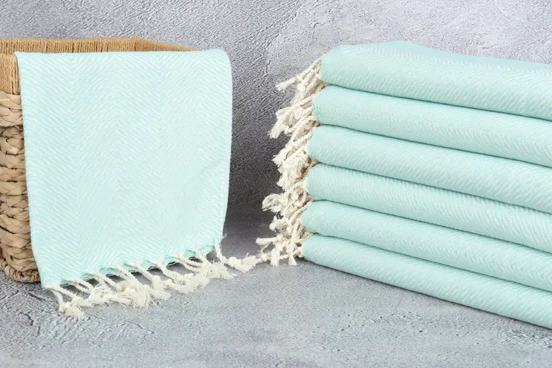 Bachelorette Favor, Wedding Favors, First Wedding Anniversary Gift, Gift For Him, Personalized Gifts, 40x20 Cotton Chevron Towel, Small Bath Towels - 3