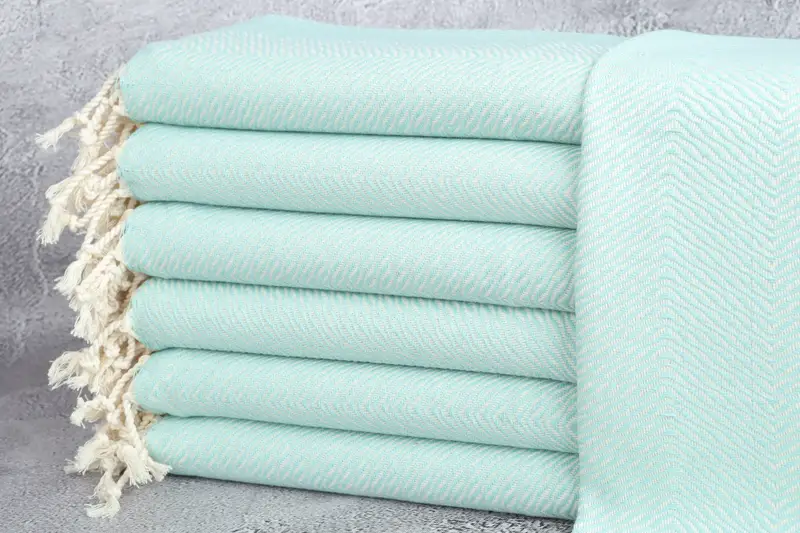 Bachelorette Favor, Wedding Favors, First Wedding Anniversary Gift, Gift For Him, Personalized Gifts, 40x20 Cotton Chevron Towel, Small Bath Towels - 1