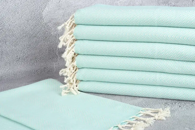 Bachelorette Favor, Wedding Favors, First Wedding Anniversary Gift, Gift For Him, Personalized Gifts, 40x20 Cotton Chevron Towel, Small Bath Towels - 2