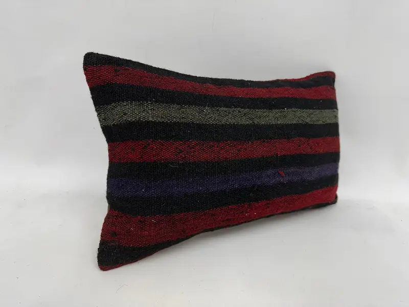 Home Decor Pillow, Pillow for Couch, Boho Pillow, 12x20 Red Pillow Cover, Pillow Sham, Wholesale Cushion, Bench Cushion Case, Rustic Pillow - 3