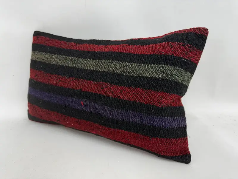 Home Decor Pillow, Pillow for Couch, Boho Pillow, 12x20 Red Pillow Cover, Pillow Sham, Wholesale Cushion, Bench Cushion Case, Rustic Pillow - 4