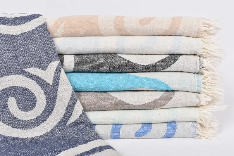 Bridesmaid Gifts, Turkish towel bulk order for wedding gifts, Custom Wedding Gifts, Handmade Gift, 70x36 Cotton Patterned Towel, Memorial Gift - 1