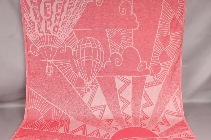 Gym Towel Personalized Red Cotton 40x67 Inches, Bath Towel