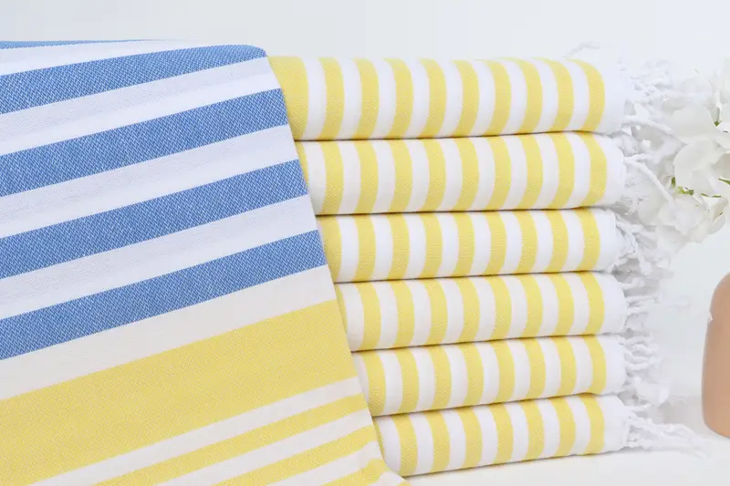 Personalized Turkish Towel, Grandma Gift, Quick-dry towel, Yoga Towel, Bachelorette Party Gifts Bridesmaids, Spa Towel, 68x36 Cotton Striped Towel - 1