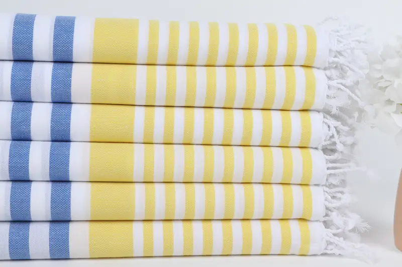 Personalized Turkish Towel, Grandma Gift, Quick-dry towel, Yoga Towel, Bachelorette Party Gifts Bridesmaids, Spa Towel, 68x36 Cotton Striped Towel - 3