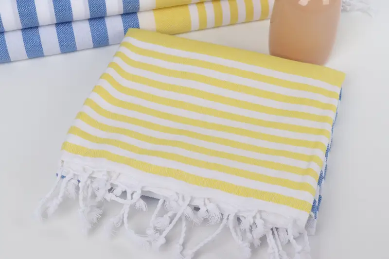 Personalized Turkish Towel, Grandma Gift, Quick-dry towel, Yoga Towel, Bachelorette Party Gifts Bridesmaids, Spa Towel, 68x36 Cotton Striped Towel - 5