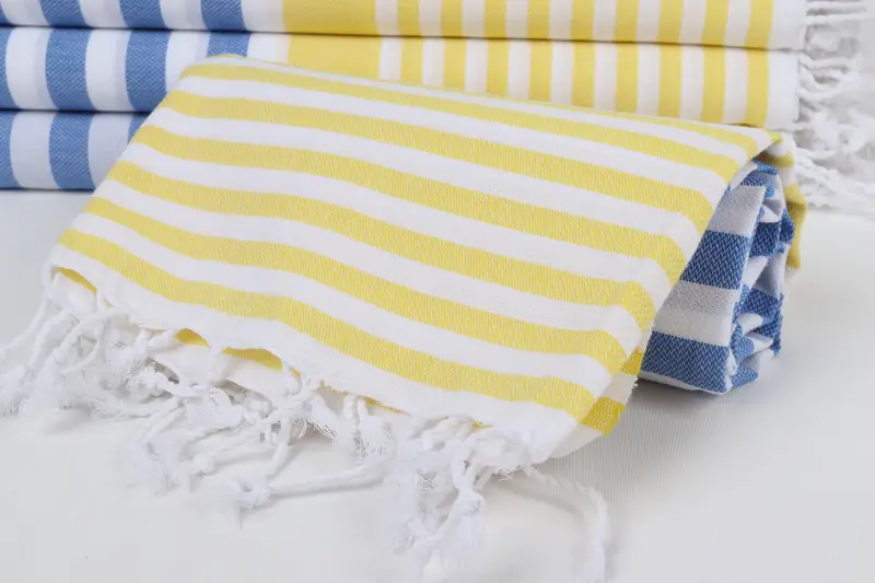 Personalized Turkish Towel, Grandma Gift, Quick-dry towel, Yoga Towel, Bachelorette Party Gifts Bridesmaids, Spa Towel, 68x36 Cotton Striped Towel - 4