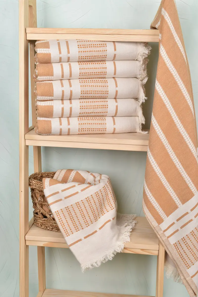 Turkish bath towel for spa, Bridal Shower Gift, Personalized Wedding Gift, 68x36 Cotton Striped Towel, Personalized Beach Towel, Gift For Mom - 3
