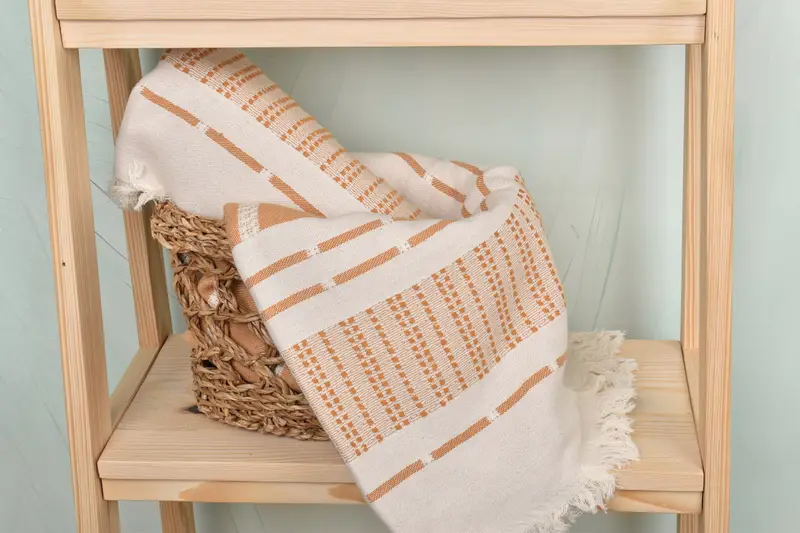 Turkish bath towel for spa, Bridal Shower Gift, Personalized Wedding Gift, 68x36 Cotton Striped Towel, Personalized Beach Towel, Gift For Mom - 4