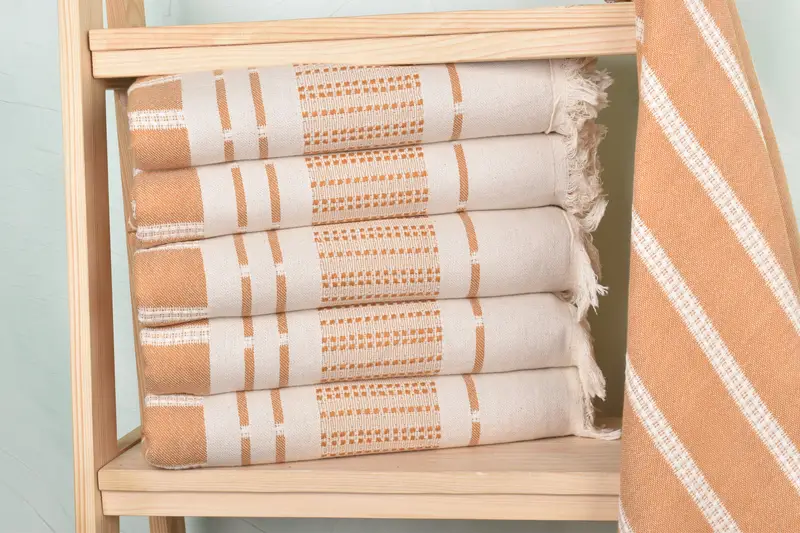 Turkish bath towel for spa, Bridal Shower Gift, Personalized Wedding Gift, 68x36 Cotton Striped Towel, Personalized Beach Towel, Gift For Mom - 2