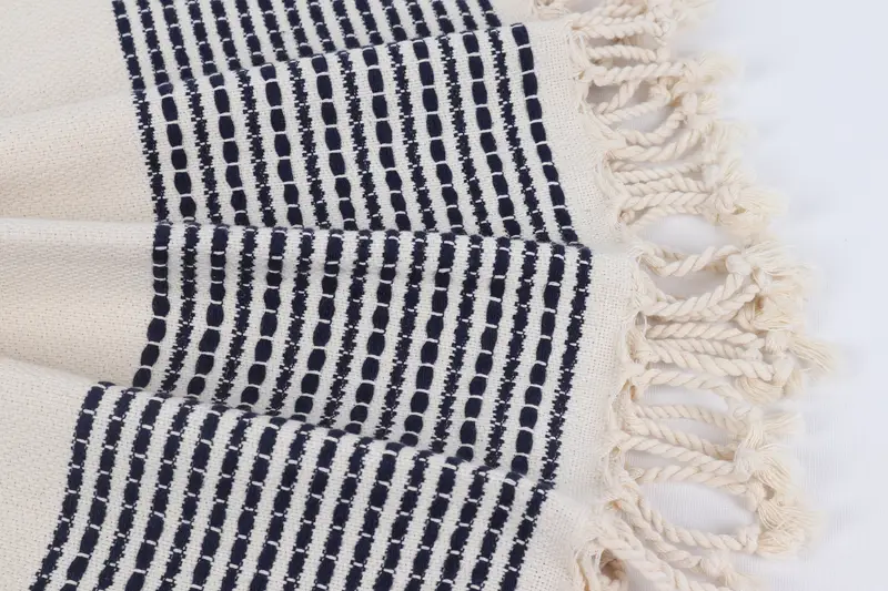 Valentines Day Gift For Him, Absorbent towel, 70x36 Cotton Striped Towel, Bachelor Towel, Custom Wedding Gift, Large Turkish Towel, Kids Beach Towel - 8