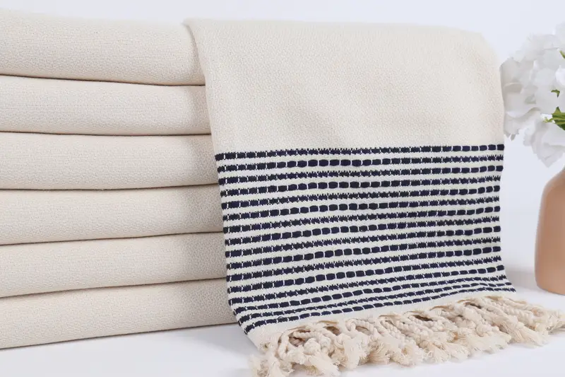 Valentines Day Gift For Him, Absorbent towel, 70x36 Cotton Striped Towel, Bachelor Towel, Custom Wedding Gift, Large Turkish Towel, Kids Beach Towel - 2