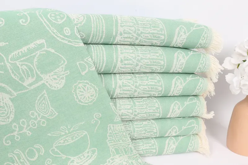 Gift Towel, Organic Towel, Turkish Towel Hand Towel, Gym Towel, Small Bath Towels, 28x20 Cotton Italian Symbols Design Towel, Custom Hand Towel - 2