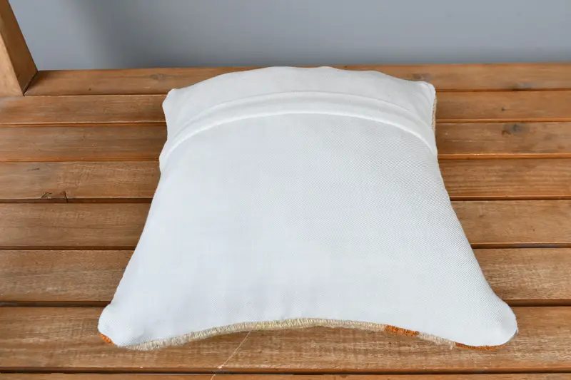 Kilim Cushion Sham, Home Decor Pillow, Throw Kilim Pillow, Pattern Throw Pillow Sham, Pillow, Farmhouse Pillow Cover, 12x12 Beige Pillow Sham - 5