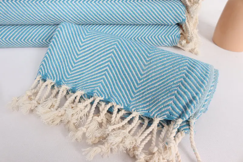 40x20 Cotton Herringbone Towel, Boyfriend Gift, Gym Towel, Personalized Dish Towel, Personalize Gift, Monogram Hand Towel, Monogrammed Hand Towel - 4