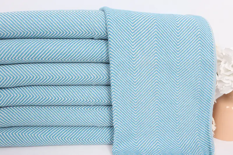 40x20 Cotton Herringbone Towel, Boyfriend Gift, Gym Towel, Personalized Dish Towel, Personalize Gift, Monogram Hand Towel, Monogrammed Hand Towel - 2