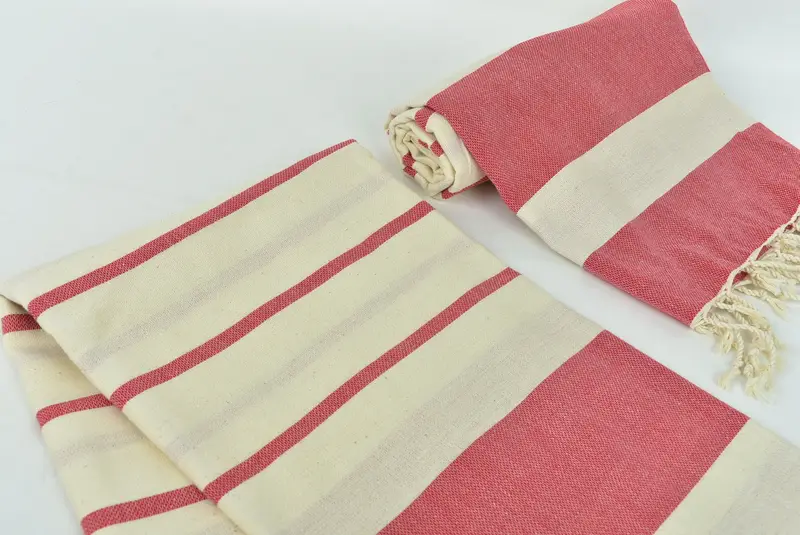 70x40 Cotton Striped Towel, Hammam towel, Merry Christmas Gifts, Bridal Shower Gift, Best Friend Gift, Oversized Beach Towel, Peshtemal Towel USA - 7