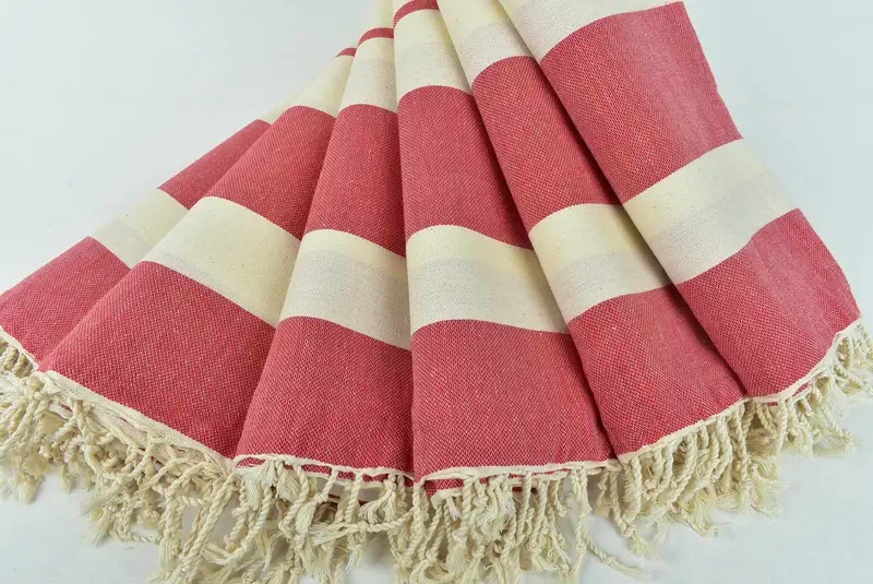 70x40 Cotton Striped Towel, Hammam towel, Merry Christmas Gifts, Bridal Shower Gift, Best Friend Gift, Oversized Beach Towel, Peshtemal Towel USA - 4