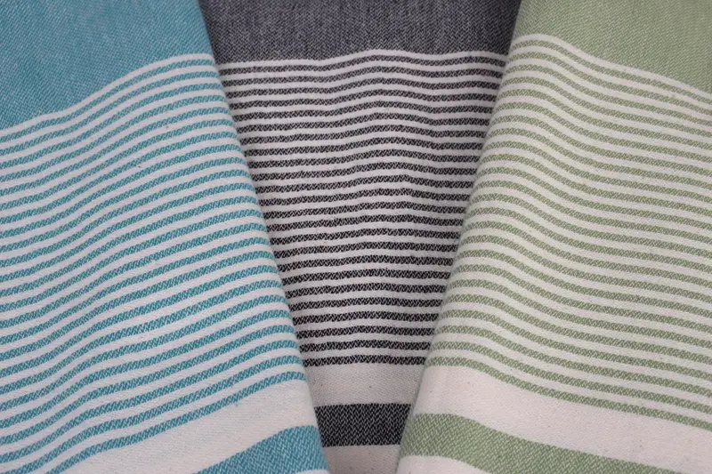 70x40 Cotton Striped Towel, Turkish Towel USA, Monogram Beach Towel, Wedding Day Gift For Bride, Girl Trip Party Favor, Beach Towel Bulk - 4