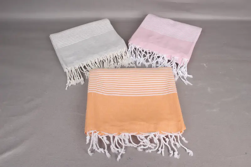 70x40 Cotton Striped Towel, Turkish Towel USA, Monogram Beach Towel, Wedding Day Gift For Bride, Girl Trip Party Favor, Beach Towel Bulk - 5