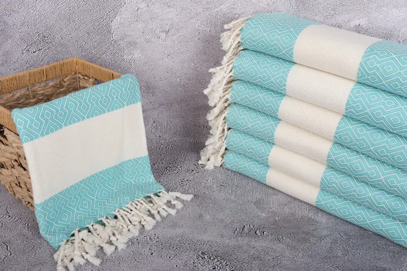 Best Friend Gift, Gift For Best Friend, 68x38 Cotton Diamond Towel, Fringed Turkish peshtemal beach towel USA, Personalized Gift, Personalized Gifts - 3