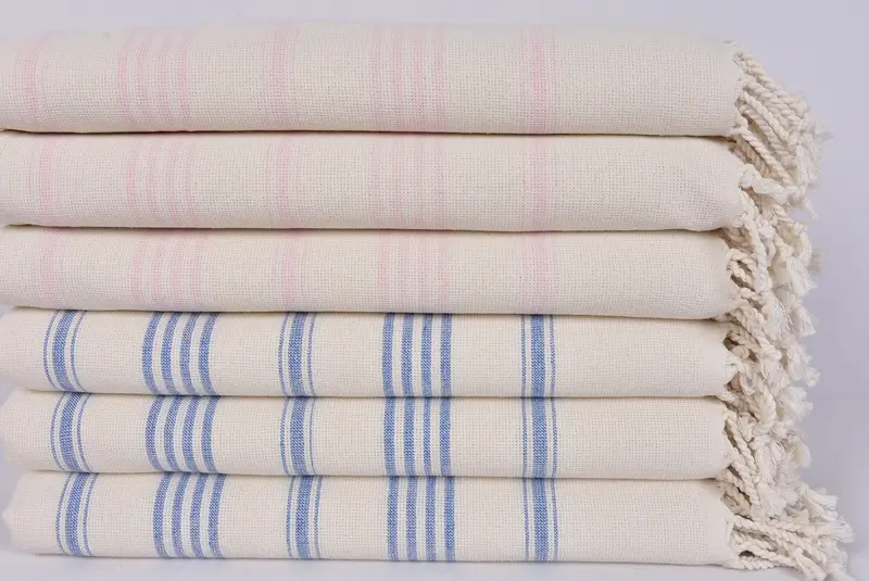 Custom Wedding Gifts, Valentines Day Gift For Her, Spa Gift, 64x40 Cotton Striped Towel, Sand-free towel, Custom Bath Towel, Beach Towel Bulk - 2