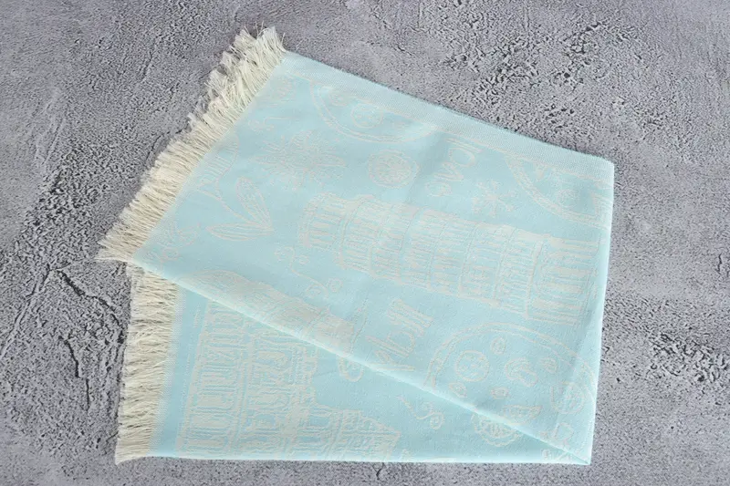 28x20 Cotton Italian Symbols Design Towel, Turkish Hand Towel, Turkish Tea Towel, Personalized Gift, Bridal Shower Gifts, Summer Towel, Summer Gift - 7