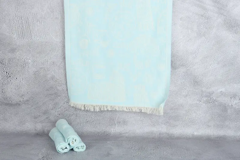28x20 Cotton Italian Symbols Design Towel, Turkish Hand Towel, Turkish Tea Towel, Personalized Gift, Bridal Shower Gifts, Summer Towel, Summer Gift - 1
