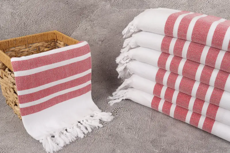 Thin towel, 70x40 Cotton Herringbone Towel, Personalized Bridesmaid Beach Towel, Fouta towel, Personalized Turkish Towel, Bachelor Party Favors - 3