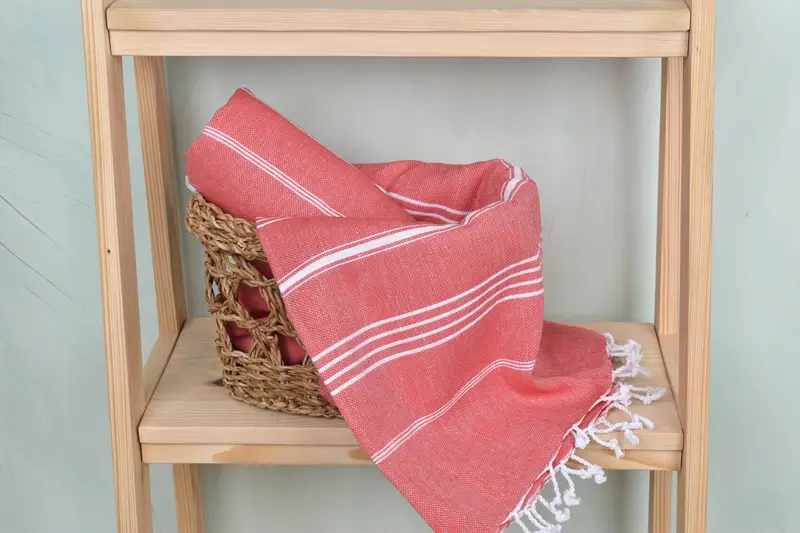 70x40 Cotton Striped Towel, Customized Towels, Wedding Favors, Turkish beach towel with fringe, Bridesmaid Towel, Custom Towel, Turkish hand towel - 4