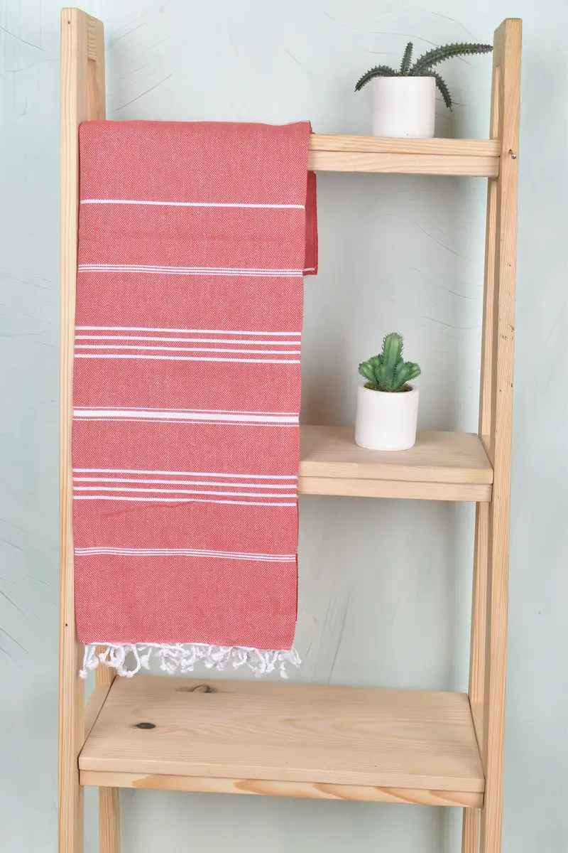 70x40 Cotton Striped Towel, Customized Towels, Wedding Favors, Turkish beach towel with fringe, Bridesmaid Towel, Custom Towel, Turkish hand towel - 8