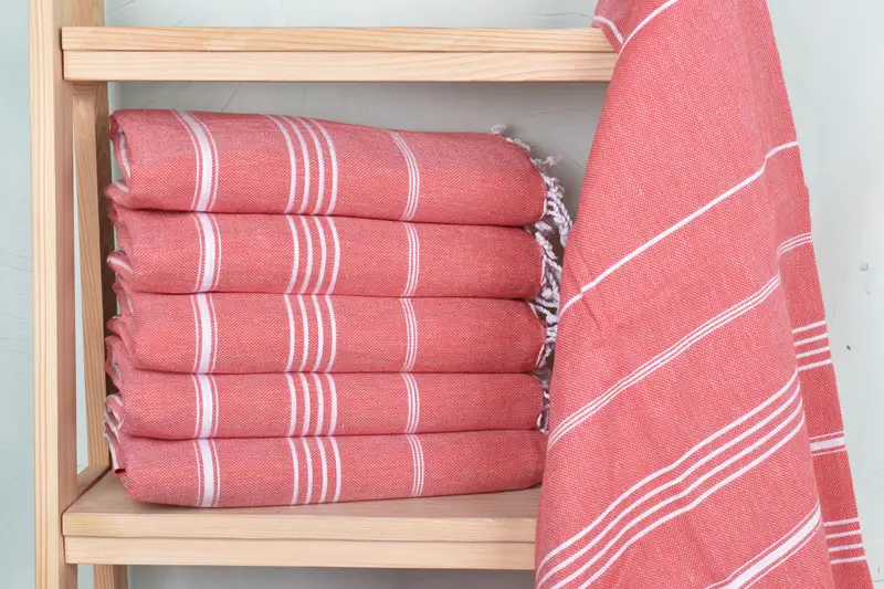 70x40 Cotton Striped Towel, Customized Towels, Wedding Favors, Turkish beach towel with fringe, Bridesmaid Towel, Custom Towel, Turkish hand towel - 2