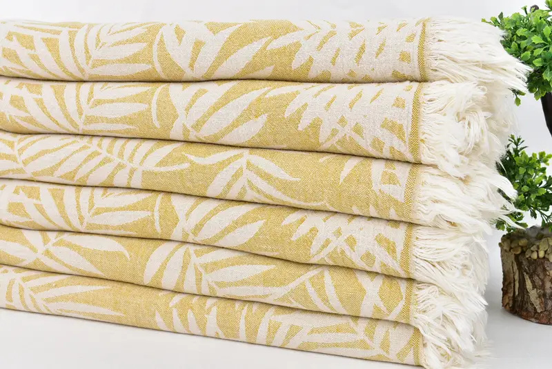 Luxury towel, Bachelorette Favor, Beach Towel Gift, Bachelorette Party Gifts, 64x40 Cotton Floral Patterned Towel, Embroidered Turkish Towel - 3