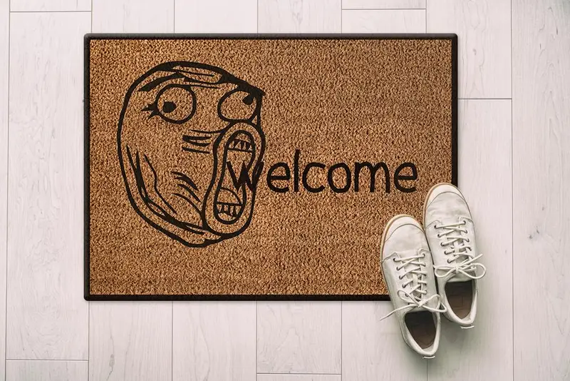 エレガントなプリントラグ：ご自宅のためのモダンなデザイン