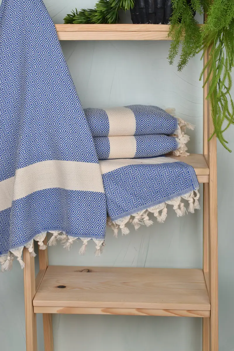 Decorative Towel, 36x20 Cotton Diamond Towel, Personalized Kitchen Towel, Best Friend Gift, Personalized Hand Towel, Bathroom Towels, Employee Gifts - 6