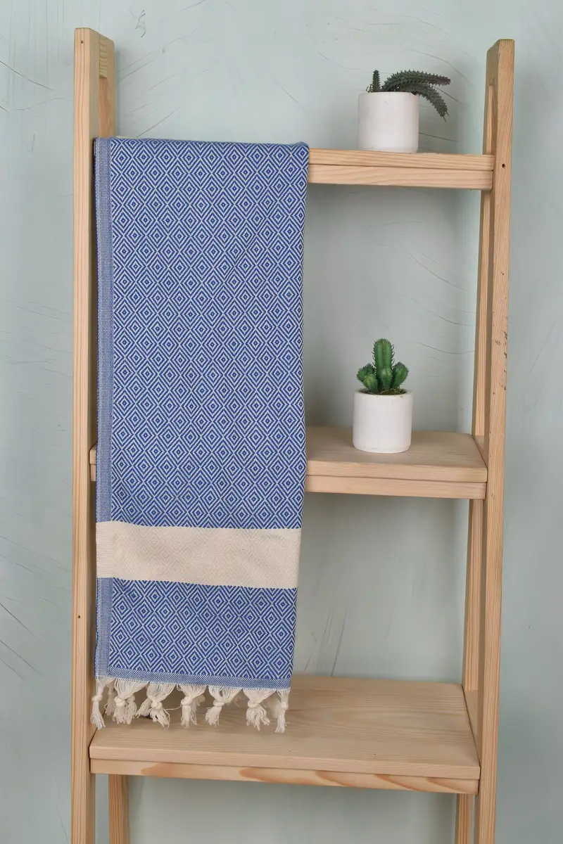 Decorative Towel, 36x20 Cotton Diamond Towel, Personalized Kitchen Towel, Best Friend Gift, Personalized Hand Towel, Bathroom Towels, Employee Gifts - 8