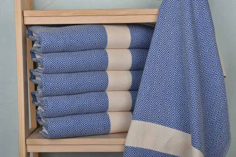 Decorative Towel, 36x20 Cotton Diamond Towel, Personalized Kitchen Towel, Best Friend Gift, Personalized Hand Towel, Bathroom Towels, Employee Gifts - 2