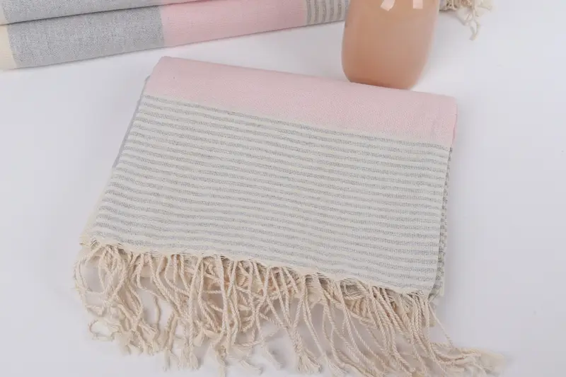 Organic Turkish towel, Custom Wedding Gifts, Quick-dry towel, Custom Turkish Towel, Bulk Order Towel, 68x40 Cotton Striped Towel, Christmas Favors - 5