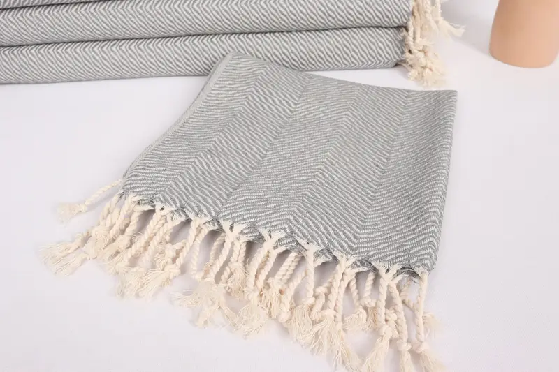 Housewarming Gift, Turkish Tea Towel, 40x20 Cotton Chevron Towel, Wedding Favors, Customized Turkish Towel, Personalized Gifts, Wedding Gifts Towel - 5