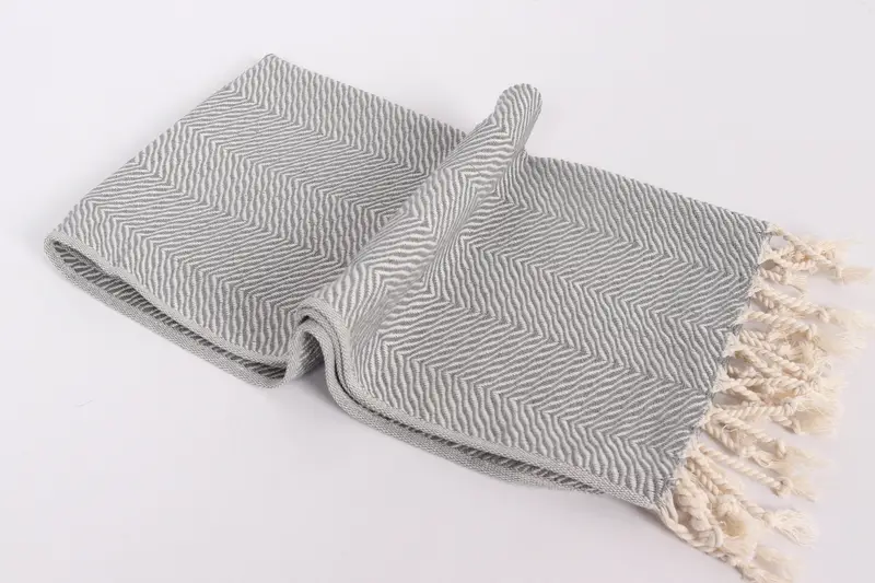 Housewarming Gift, Turkish Tea Towel, 40x20 Cotton Chevron Towel, Wedding Favors, Customized Turkish Towel, Personalized Gifts, Wedding Gifts Towel - 6